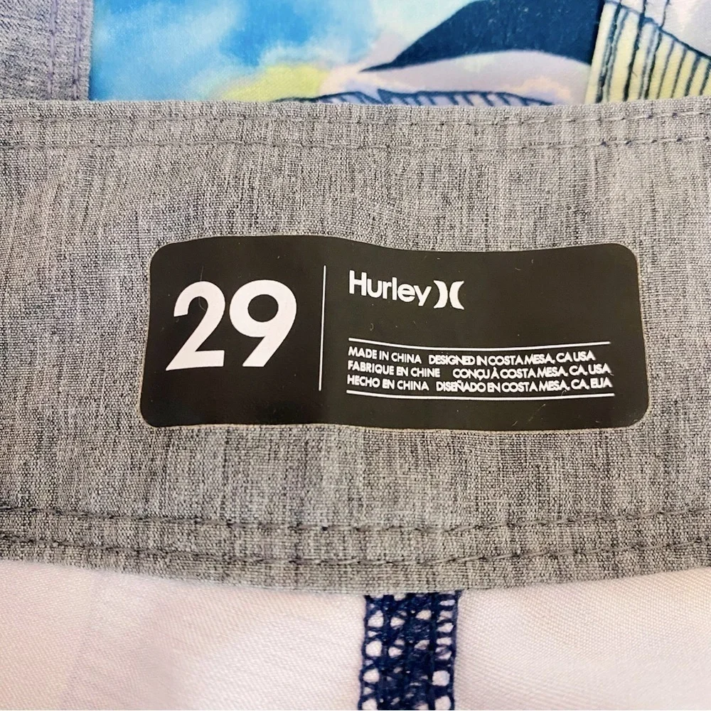 Hurley Phantom Spray Gun Floral Board Shorts Size 29
